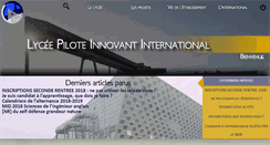Desktop Screenshot of lp2i-poitiers.fr